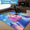 Custom Name Princess Pig's Royal Adventure Rug Game Carpet, Floor Mat for Bedroom Living Room Entryway Rug, Home Decor Gift for Christmas birthday