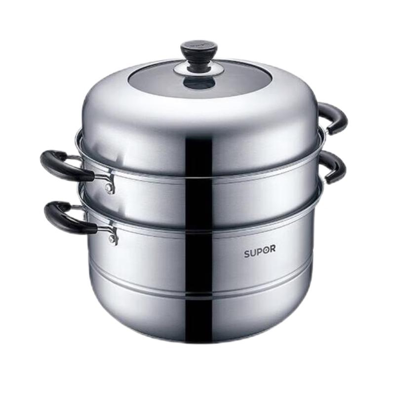 

Supor 304 Stainless Steel Steamer Soup Pot