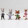 Zootopia Forest Animal Figurines for Children's Day Cake Decoration