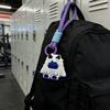 3D Printed Snowman Keychain Movable Jointed Articulated Snowman Keyring Hanging Decoration Backpack Bag Purse Charm