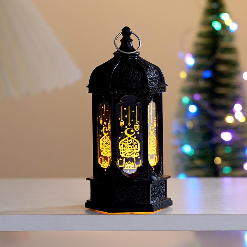 Muslim Ramadan Lantern Eid Led Night Light  Ramadan Decoration Moon Star Glowing Light Islamic Eid Al Adha Gift
