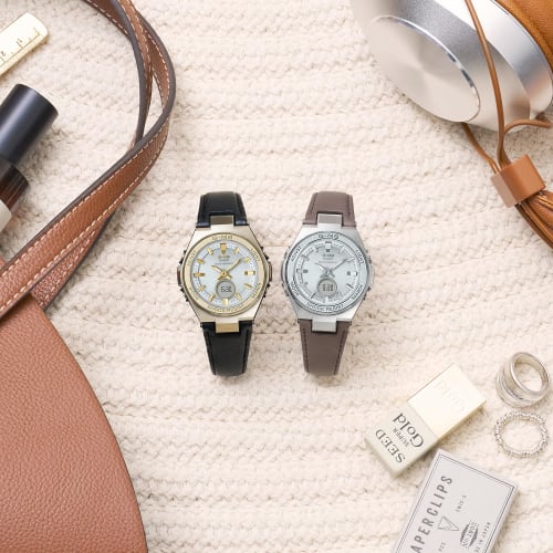 Casio Watch Babygie G-MS Radio Solar MSG-W200EL-5AJF Women's Brown