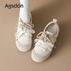 Augustine Ballet Training Shoes Women's 2025 New Summer Academy Style Flat-bottomed Casual Board Shoes Sports White Shoes