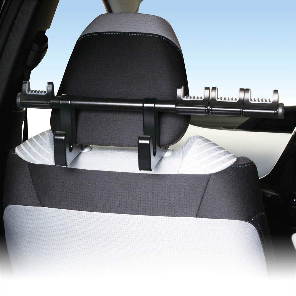 Tsuchiya Yac Car Headrest Rod Holder Black Length 15 x Width x Height 50cm 6.5 RV-73