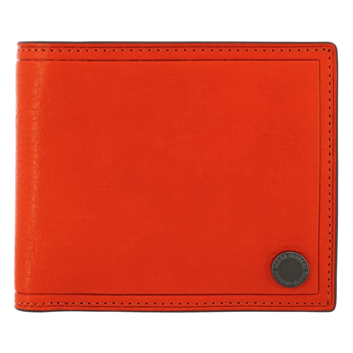 

Bifold Wallet Genuine Leather Coin 730615 Mini Wallet Cowhide Leather Orange [Takeo Kikuchi] Men s [26]
