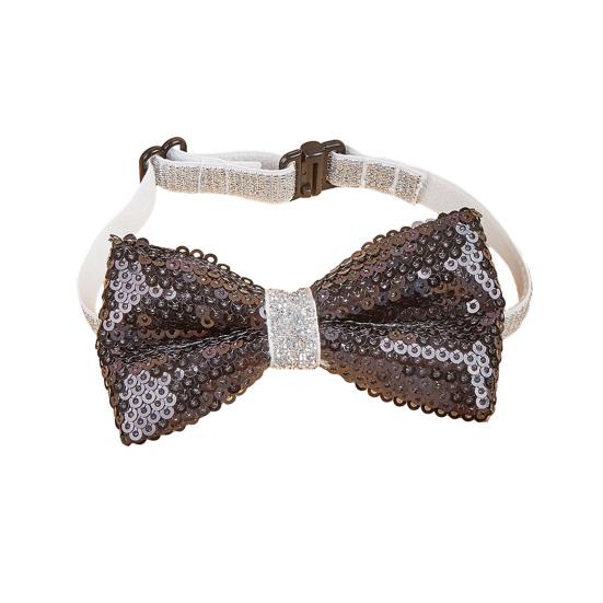 Haustier-Pailletten-Bowknot-Halsband, verstellbar, leicht, süße Katze, kleiner, mittelgroßer Hund, Welpen-Halskette, Heimtierbedarf