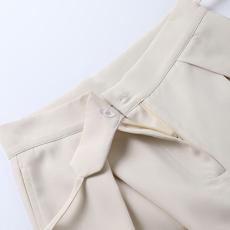 Verkorte wijde broek met naden La Redoute Collections | La Redoute
