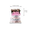 36Pcs Twice Singer Party Supplies Including A Banner, Cake Toppers, Balloons