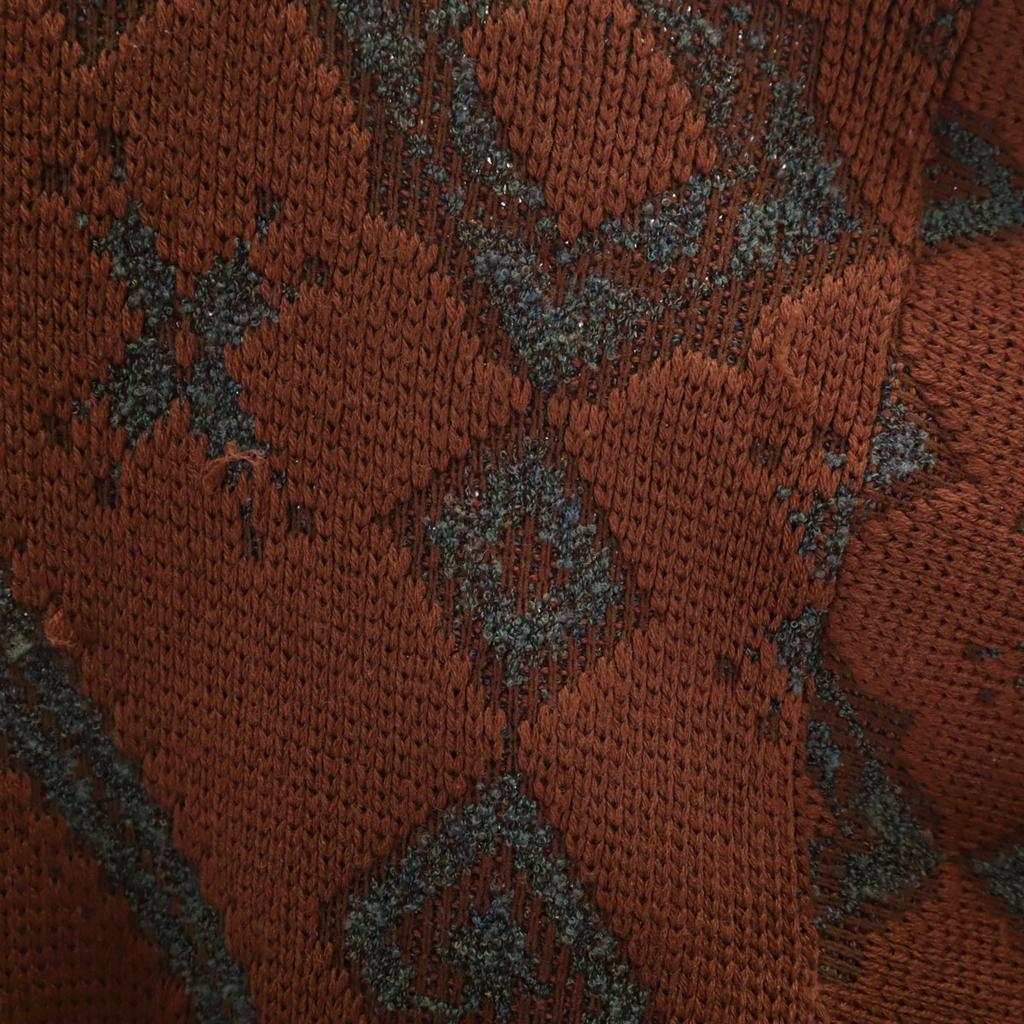 YVES SAINT LAURENT 90s Old Overall handle Long sleeve sweater M knit Men's Used