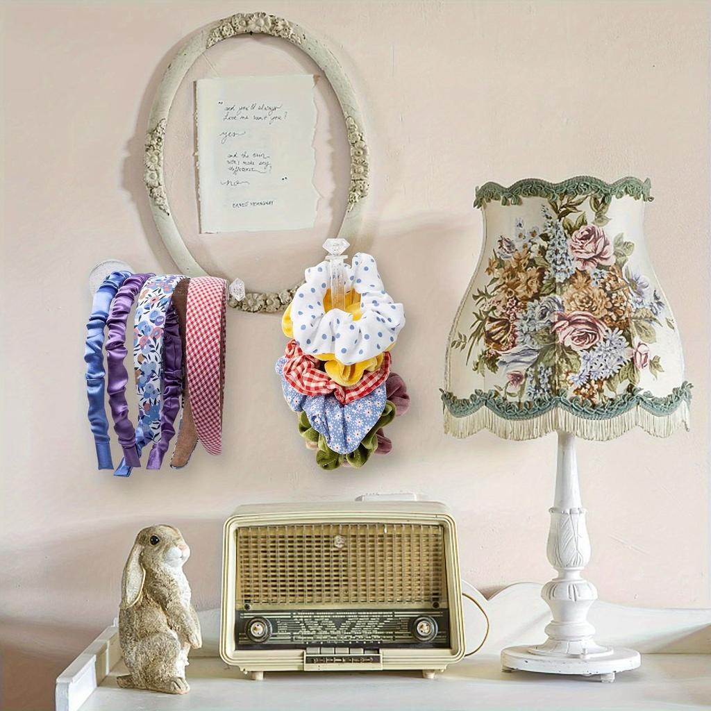 1pcs Headband Display Rack L-Shaped Wall Mounted Hair Rope And Hair Hoop Storage Shelf Hair Accessories Storage Hook