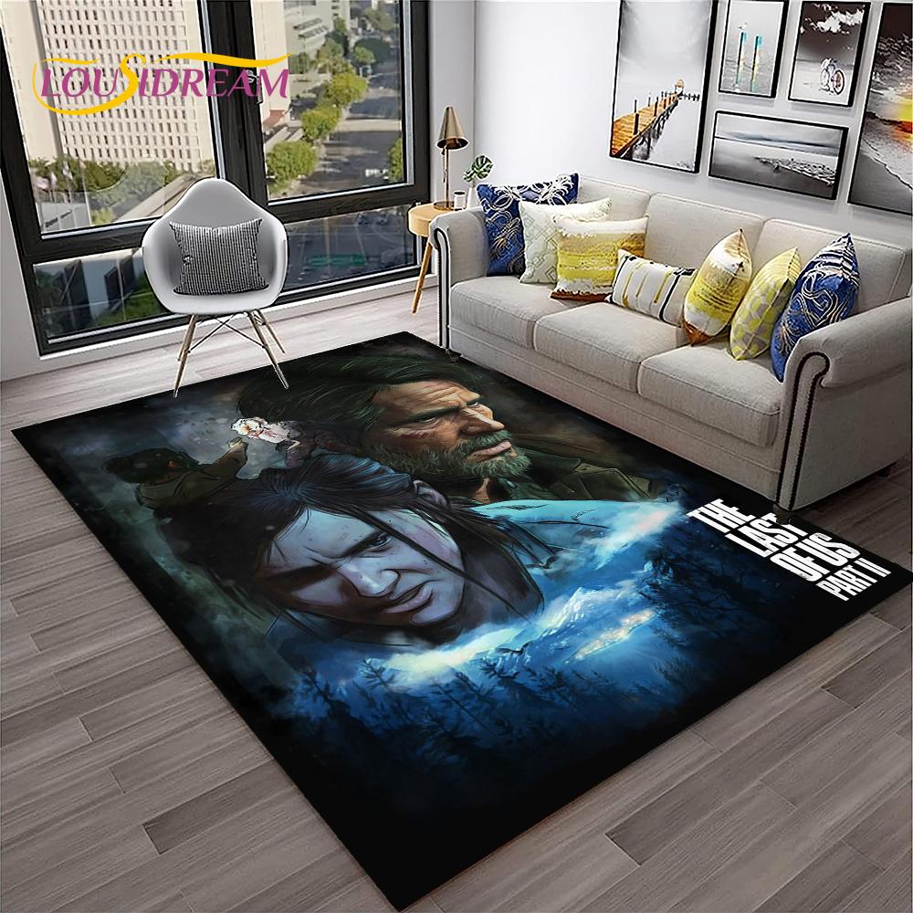 The Last of Us Horrorspiel Pedro TV Teppich Teppich für Zuhause Wohnzimmer Schlafzimmer Sofa Fußmatte Dekor,Kinderbereich Teppich Rutschfeste Bodenmatte