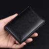 2025 Men's Genuine Leather Mini Wallet RFID Blocking Credit Card Holder Slim Portable Design with Multi-Card Slots Small Dollar Purse