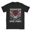 T-shirt Opération Fureur Épique pour Unisexe Coton Pur Nouveauté T-shirts Col Rond T-shirts Manches Courtes Vêtements Uniques