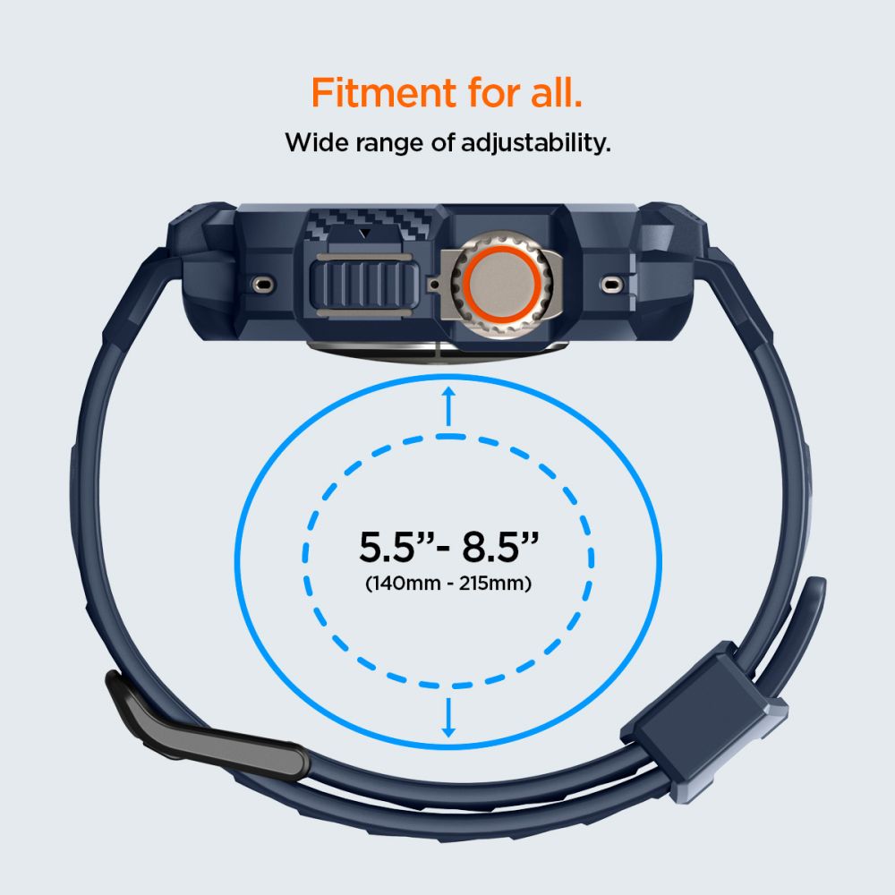 Spigen Rugged Armor Pro For Apple Watch Ultra 1 2 (49 Mm) Watch Band