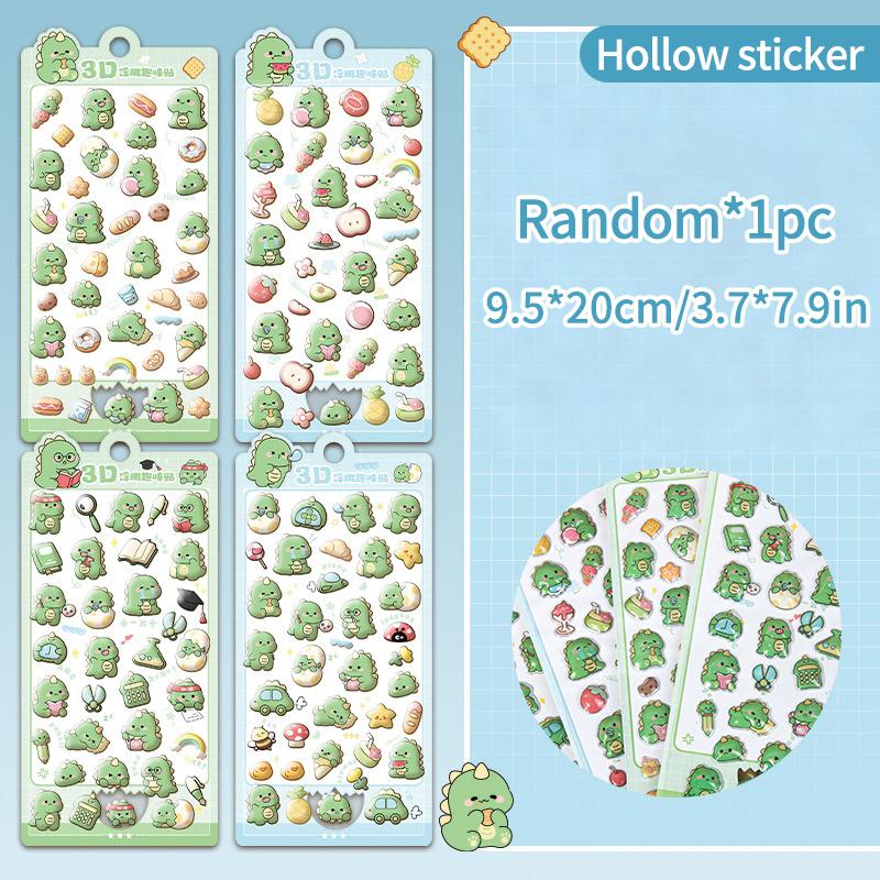 2-4pcs 3d Relief Bubble Stickers Cute Rabbit Cartoon Children Diy Stickers Phone Cases Handmade Diy Materials Sticker