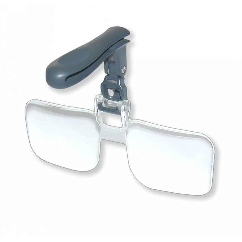 

Carson 2.25x Clip-on magnifier for hats +5.00 degree diopter CARSON-VM-14