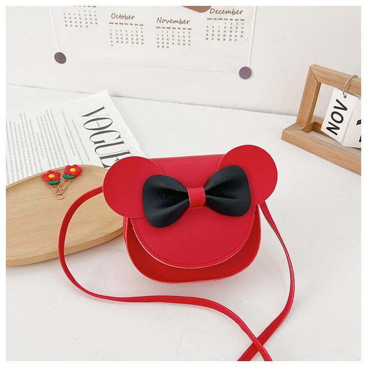 Cartoon Cute Bow Bow Tie Design Messenger Bag New Children's Change Bag Versatile Little Princess Backpack
