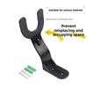Motorcycle Helmet Wall Rack Hook Mount Helmet Storage Display Shelf for Bedroom Entryway Garage Use