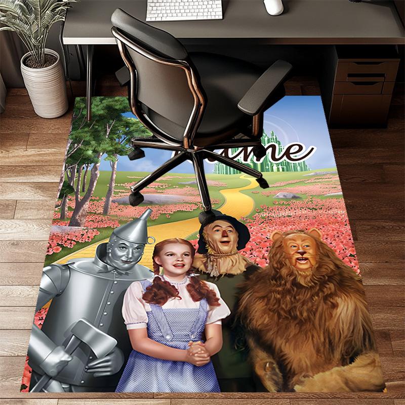 Custom The Wizard of Oz Mat Personalized Name, Polyester Washable Indoor Entryway Rug, Gift for Christmas, Easter, Thanksgiving Day