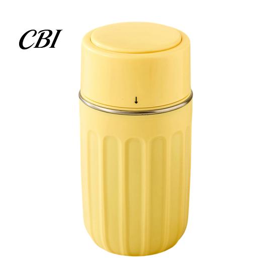 Press And Release Ice Mold 2-in-1 Cube Bottle, to Release, Stainless Steel Bottle Quick Tray Design, Portable Leakproof Maker for Home Camping