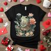 Süßes Cottagecore Frosch Shirt, Florales Frosch T-Shirt für Damen Mädchen, Kawaii Frosch Cottagecore, Fairycore Wald Natur Grafik