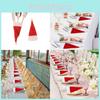 Festive Christmas Decoration Mini Santa Hat Plush Fork And Knife Set Available For Wholesale