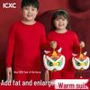 Jahr des Pferdes Rotes Thermounterwäsche-Set für Kinder: Warme Herbst- & Winter-Übergrößenkollektion