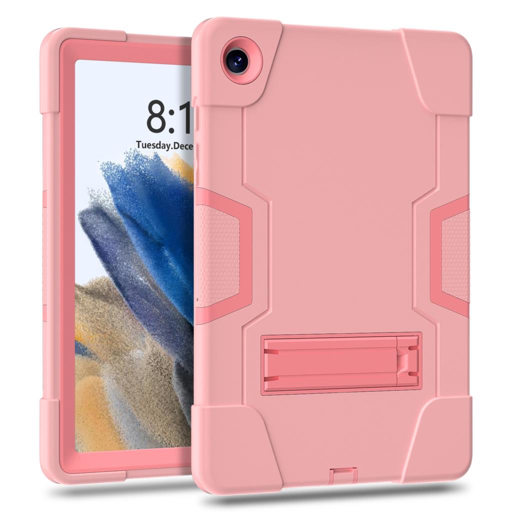 For Samsung Galaxy Tab A11 8.7 Inch SM-X130 SM-X135N 2025 Case A9 8.7 2023 Armor Kids Tablet Stand Cover Anti-Fall Stand Case A9 8.7 inch розового золота