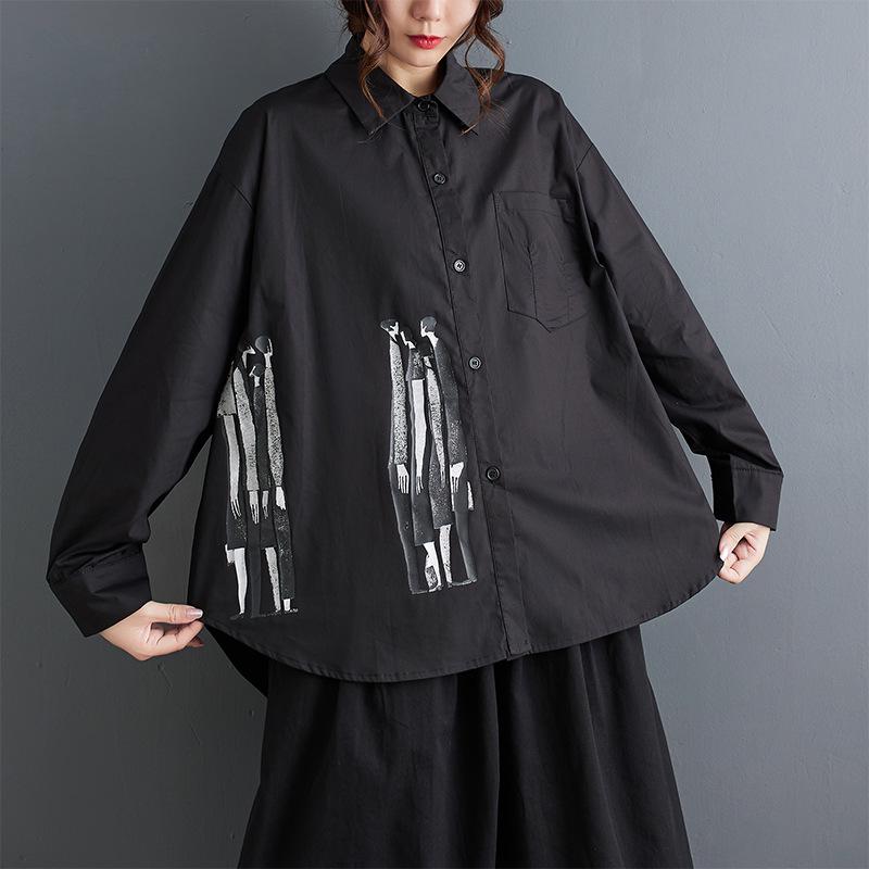 DIMANAF 2024 Plus Size New Spring.Style Blouse Vintage Retro Design Short Sleeve Casual Shirt Women Loose Shirt Geometric Print Half Sleeves Shirt