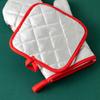 Thickened Oven Gloves Kitchen Cooking Baking Anti-Scalding Microwave Oven Gloves Heat Proof Protected Xmas Pattern Mittens