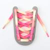 Flat Splash ink Shoe Laces Fluorescent Luminous Shoelaces for Sneakers Reflective Glowing Run Boot Shoelace Printing Shoestrings