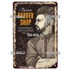 Vintage Metal Tin Sign Retro Barber Shop Wall Decor Aluminum Shaving Haircut Poster Plaque