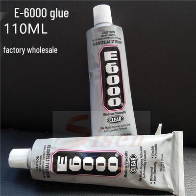 Pegamento DIY para Joyería y Pedrería, 29.7ML/110ML para Zapatos, Sombreros, Teléfonos - Adhesivo E6000