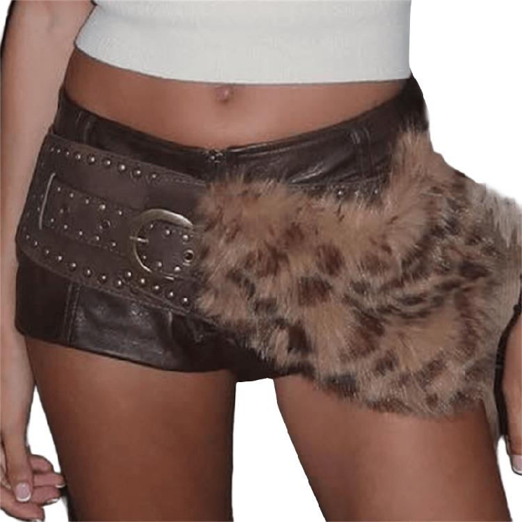 

Adjustable Plush Leather Waist Belt Punk Jeans Styles Waistband Comfortable Belt for Dresses and Casual Wear 1