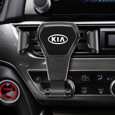 Für Kia Morning Picanto Rio Stonic Sportage Ceed Optima Forte 5 3 4 K7 Auto Lüftungsschlitz Clip Schwerkraft Handyhalter Handy Ständer Halter