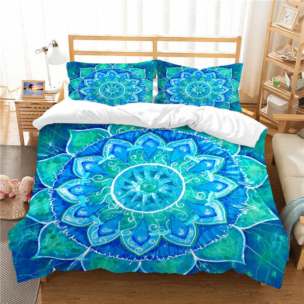 Bohemian Series Bedding Two Or Three Pieces Polyester 3D Digital Printing