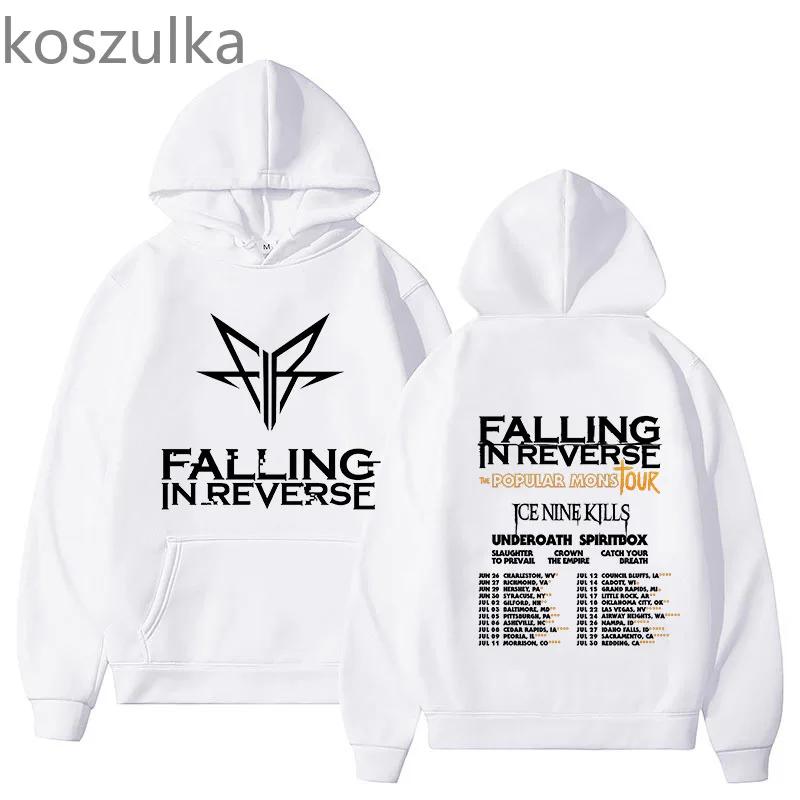 Falling In Reverse The Popular Mons Hoodie Casual Wear Kawaii Athleisure Printed Design Girl Sweatshirts Funny Graphic Clothes
