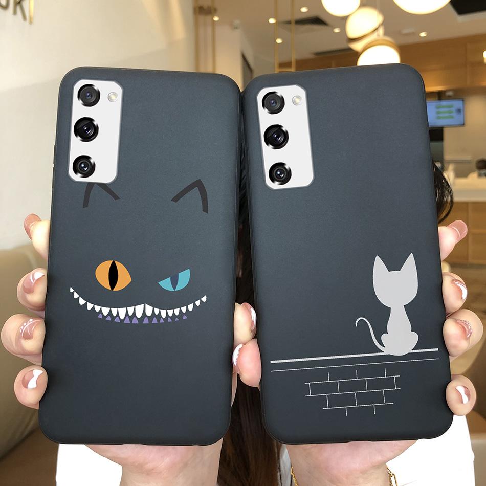 Case for Fundas Samsung Galaxy S20 FE S 20 FE S20FE Case Samsung S20 FE Phone Silicone Flower Cute Soft Back Cover Cases Bumper