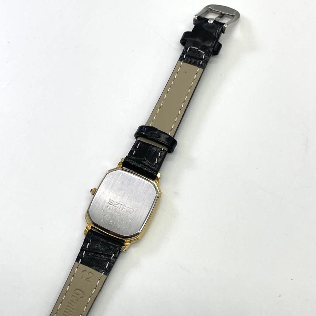 [USED] SEIKO 4J41-0AL0 Gold Working Strap Replaced