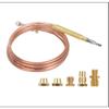 60cm Universelles Gasherd-Thermoelement mit 5 Stück Muttern Heizgasbrenner Ersatz-Thermoelement-Adapter