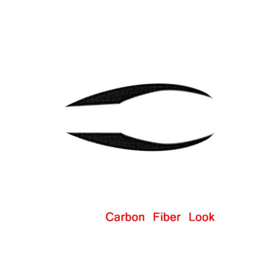 For 2019-2021 Toyota Corolla Headlight Eyebrow Eyelid Stickers Carbon Fiber Look