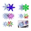 5 Teile/satz Schneeflocke Ornamente Anhänger Epoxidharz Form Ohrringe Halskette Schlüsselbund Silikon Form DIY Handwerk Weihnachten Form Schmuck Casting Werkzeuge