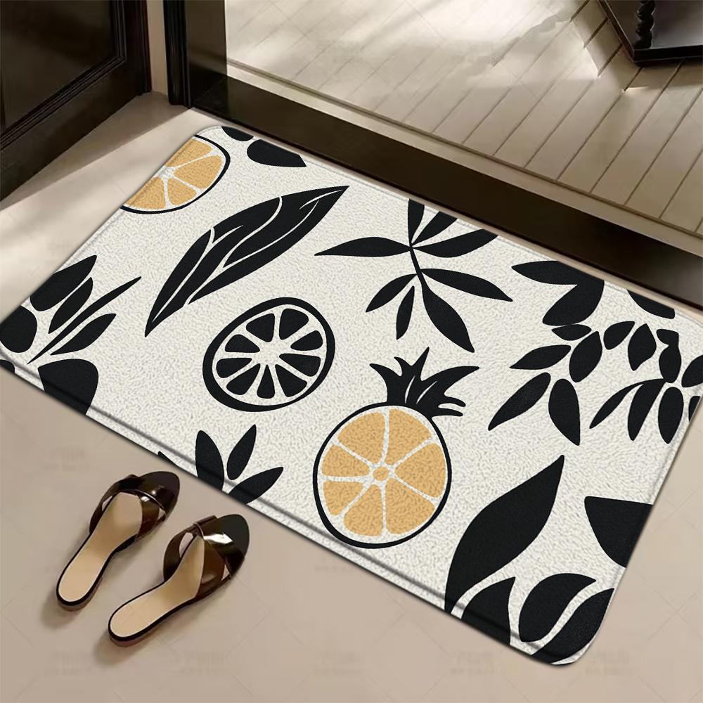 Entrance Doormat Minimalist Style Light Colored Rug Home Decoration Living Room Bathroom Floor Mat Kitchen Anti Slip Carpet