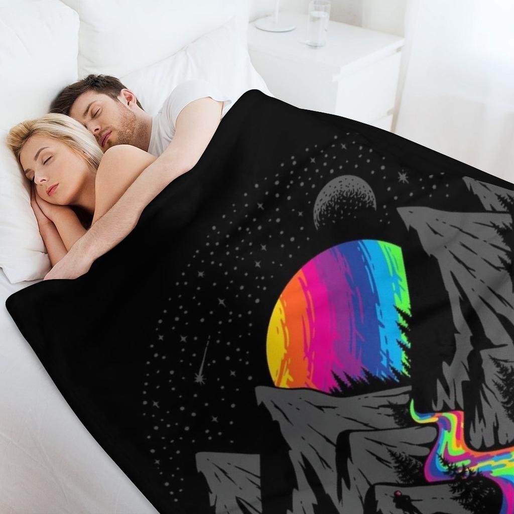 Cosmic River Throw Blanket heavy to sleep Fashion Sofas Furry Nap Blankets