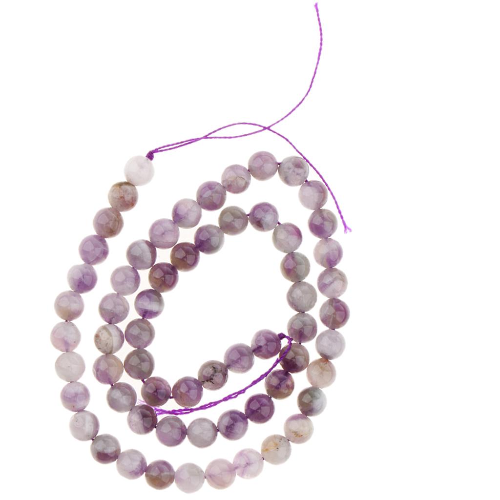 Amethyst Gemstone Loose Beads DIY Natural Craystal for Jewelry Making  4mm