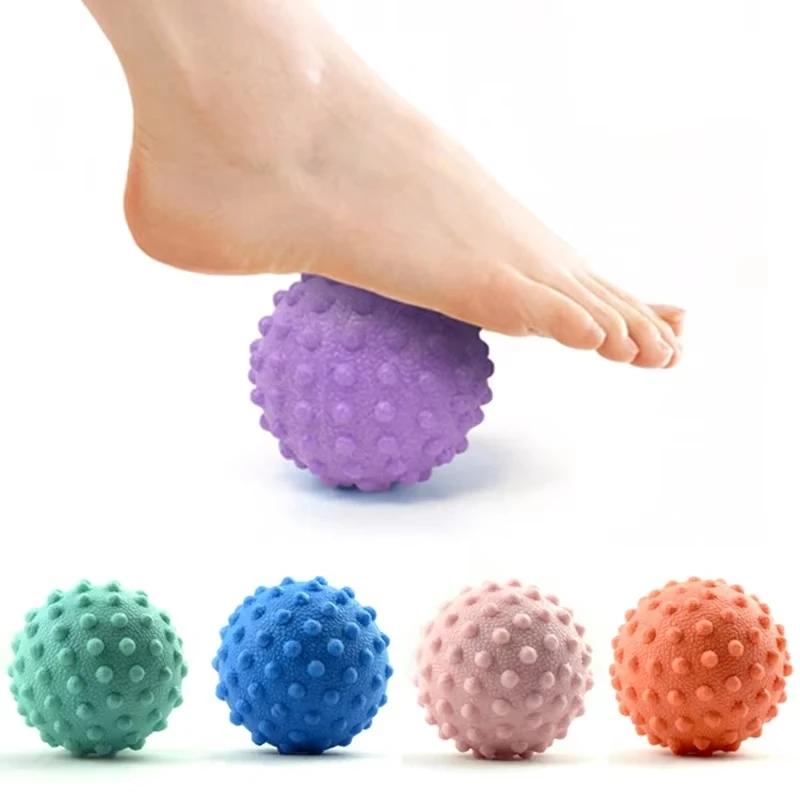 TPE Trigger Point Fascia Ball Massage Yoga Ball Muscle Relaxation Acupoint Roller Foot and Leg Massager Back Mesenteric Ball