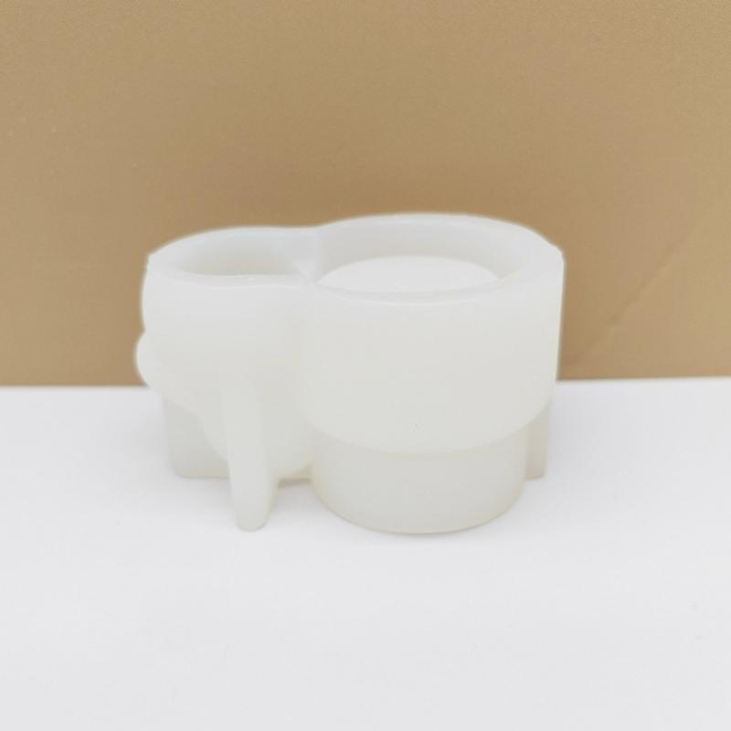Cartoon  Candlestick Silicone Mold Candle Holder Mold  Table Ornament Tool Plaster Making Supplies stick