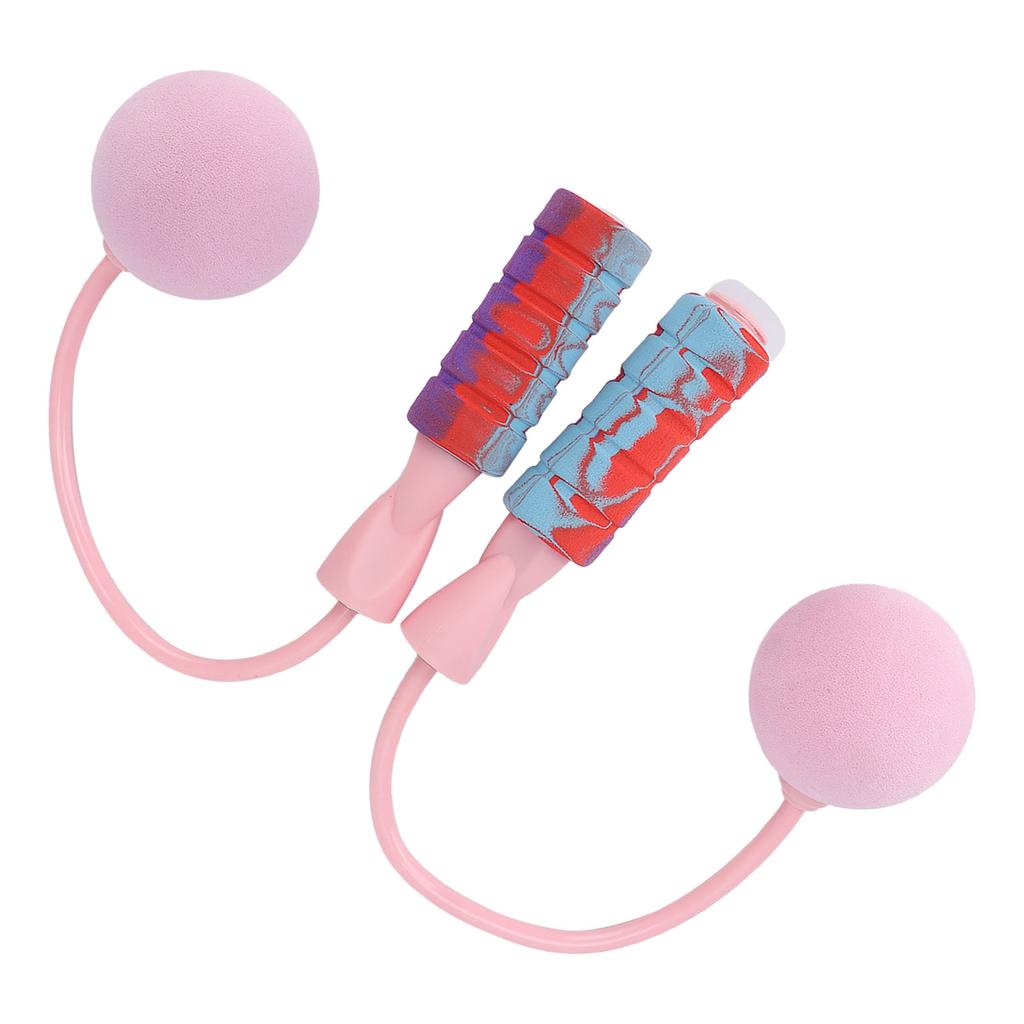 Ropeless Jump Rope Fitness Sports Training Fat Burning Cordless Jumping Rope (Pink)