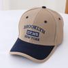 Breathable Baseball Cap Quick Dry Embroidery Patchwork Peaked Cap Lightweight Adjustable Vintage Letter Cap Sun Protection