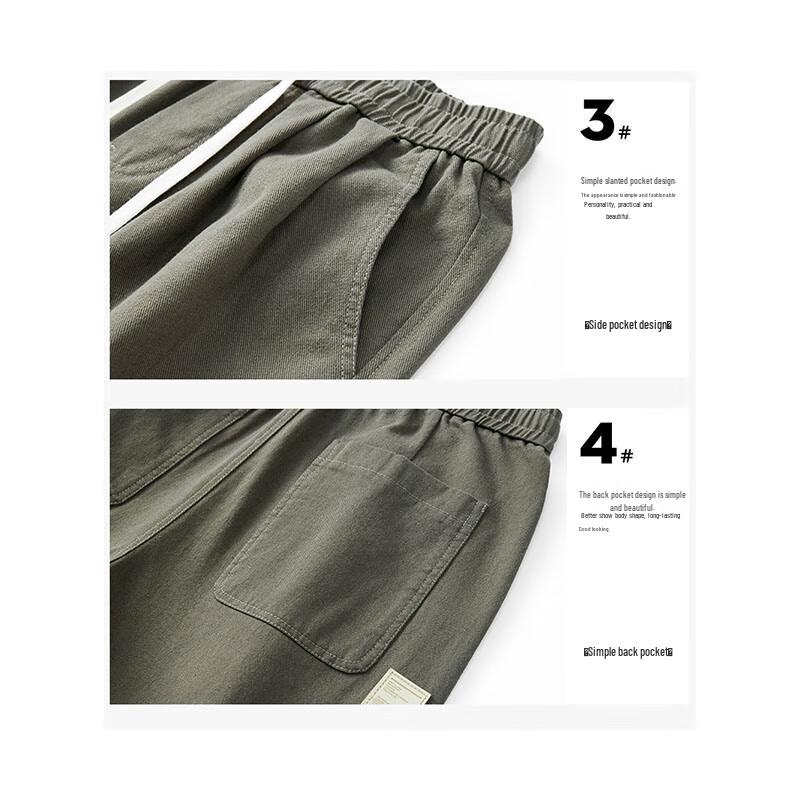 DESSO Men's Warm Straight-Leg Casual Pants